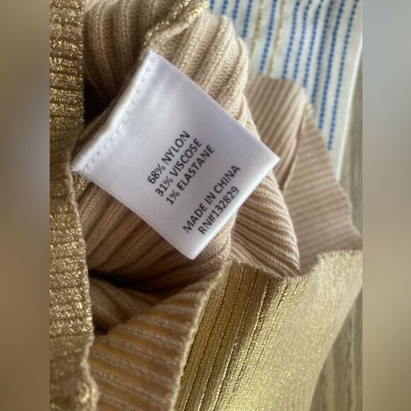 MICHAEL COSTELLO x REVOLVE Calista Midi Dress Summer Gold Champagne Sz Small - Picture 11 of 12